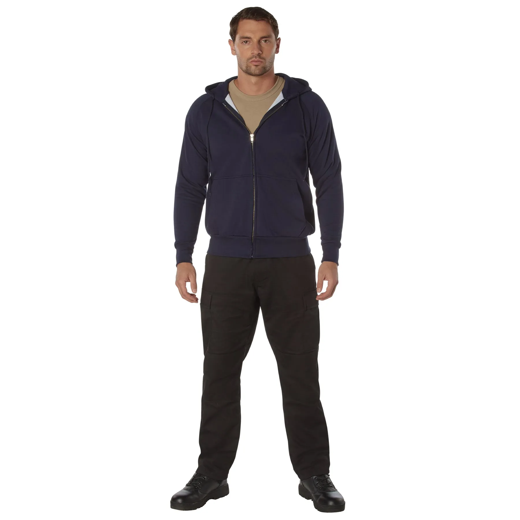 Rothco Thermal Lined Full-Zip Hoodie / Navy Blue