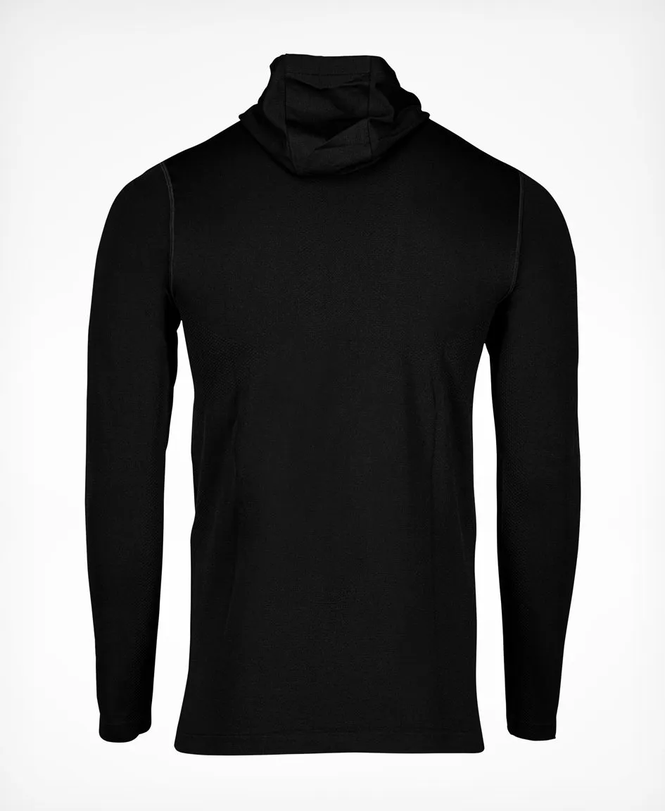 Seamless Training Hoodie Black - Men's