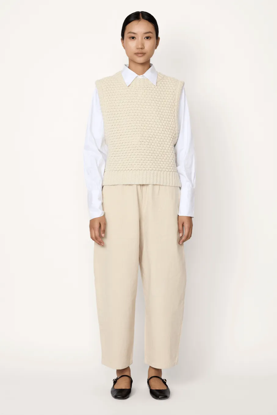 Sloane Sweater Vest - Ivory