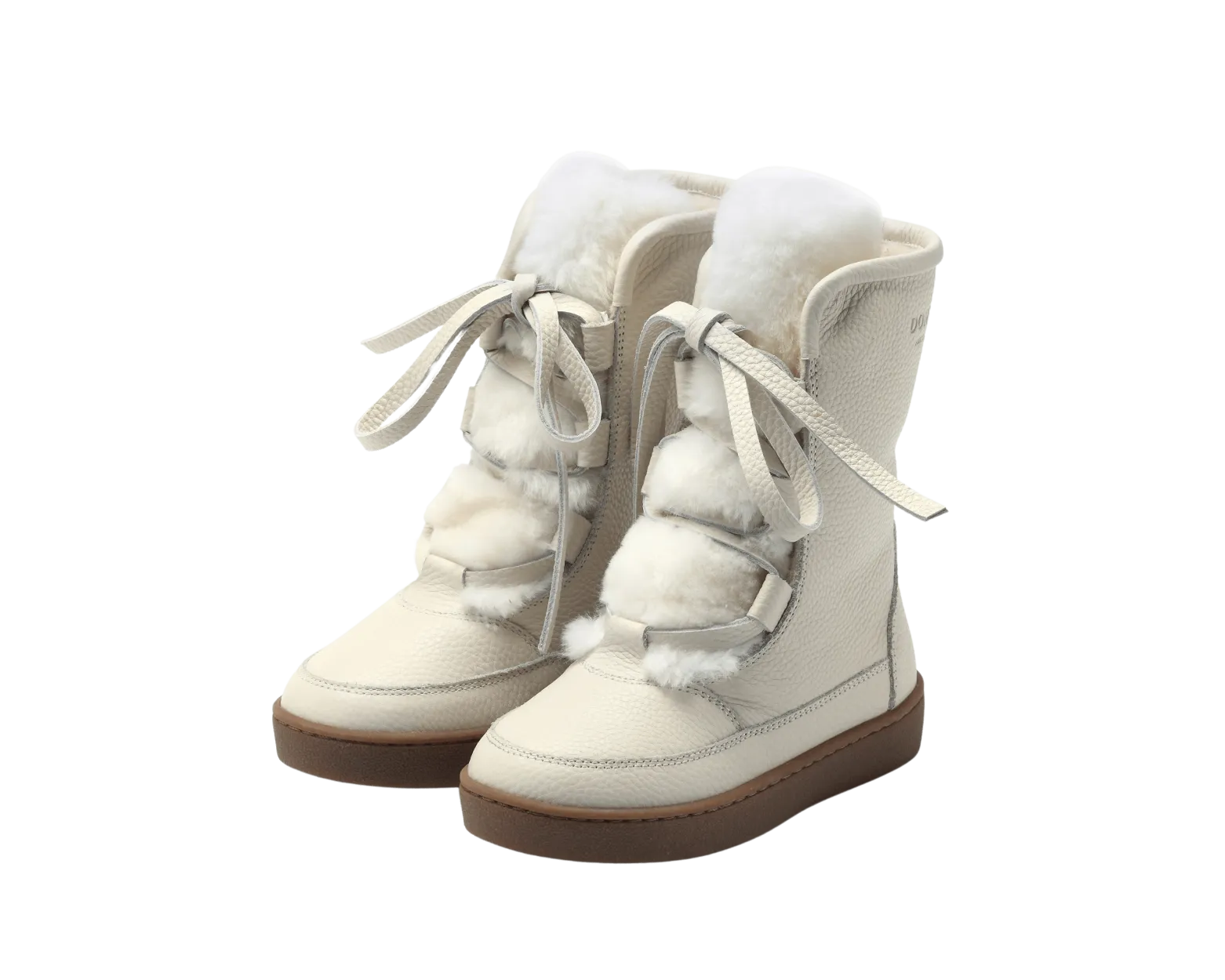 Sonny Boots | Off White Leather