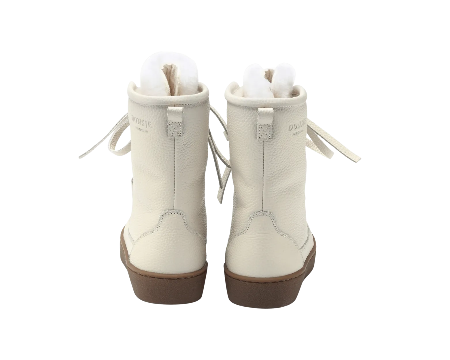 Sonny Boots | Off White Leather