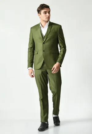 Tailored Green Slim Fit Suit Set