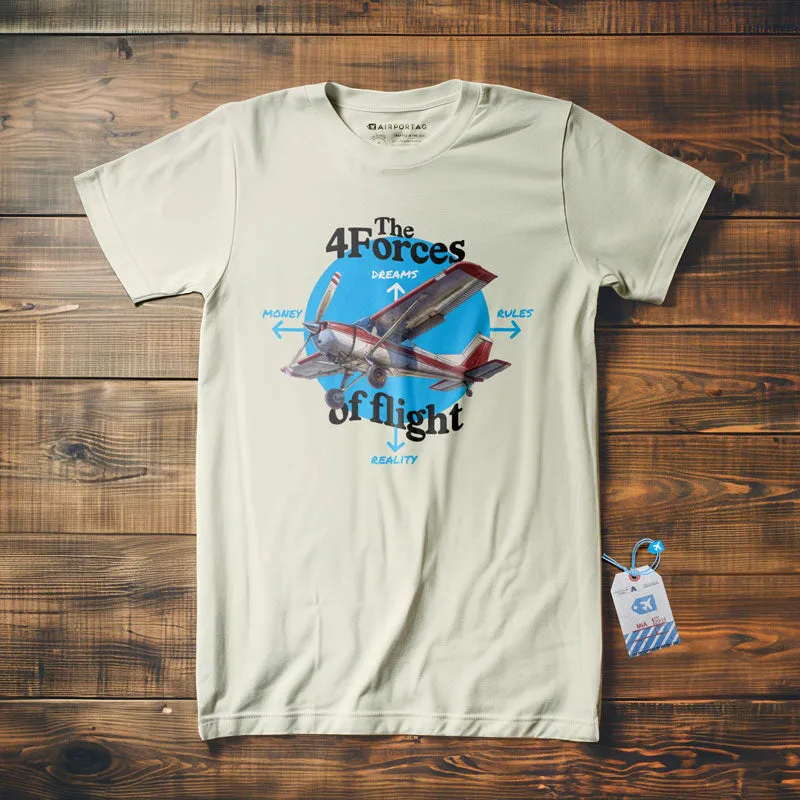 The Four Forces Of Flight - T-Shirt