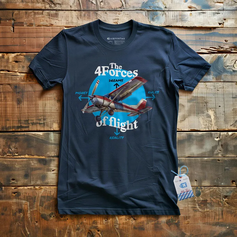 The Four Forces Of Flight - T-Shirt