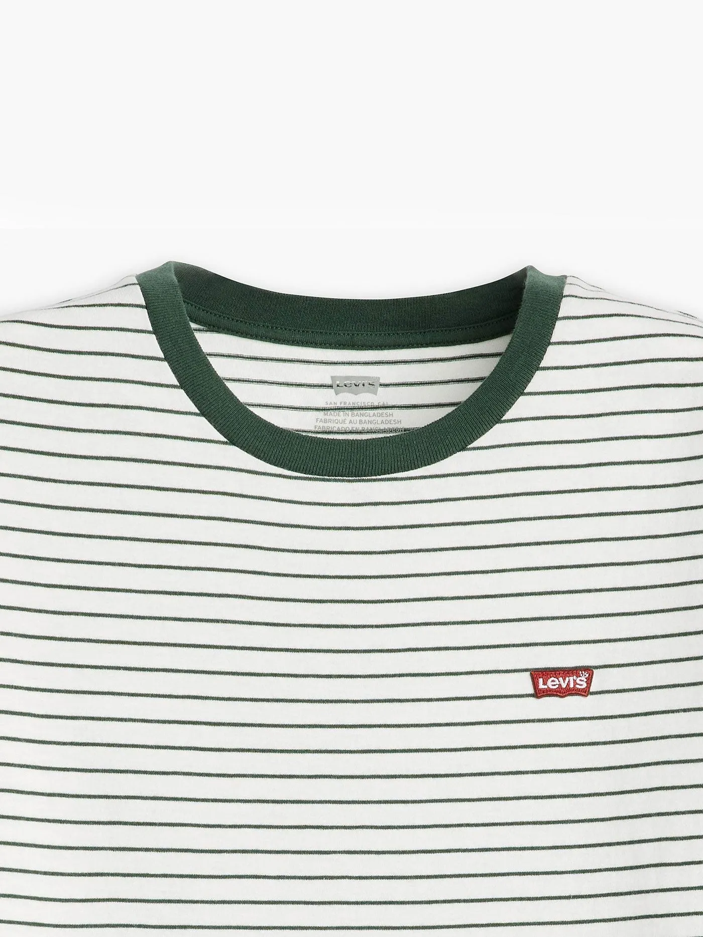 The Perfect Tessa Stripe Python Green T-Shirt