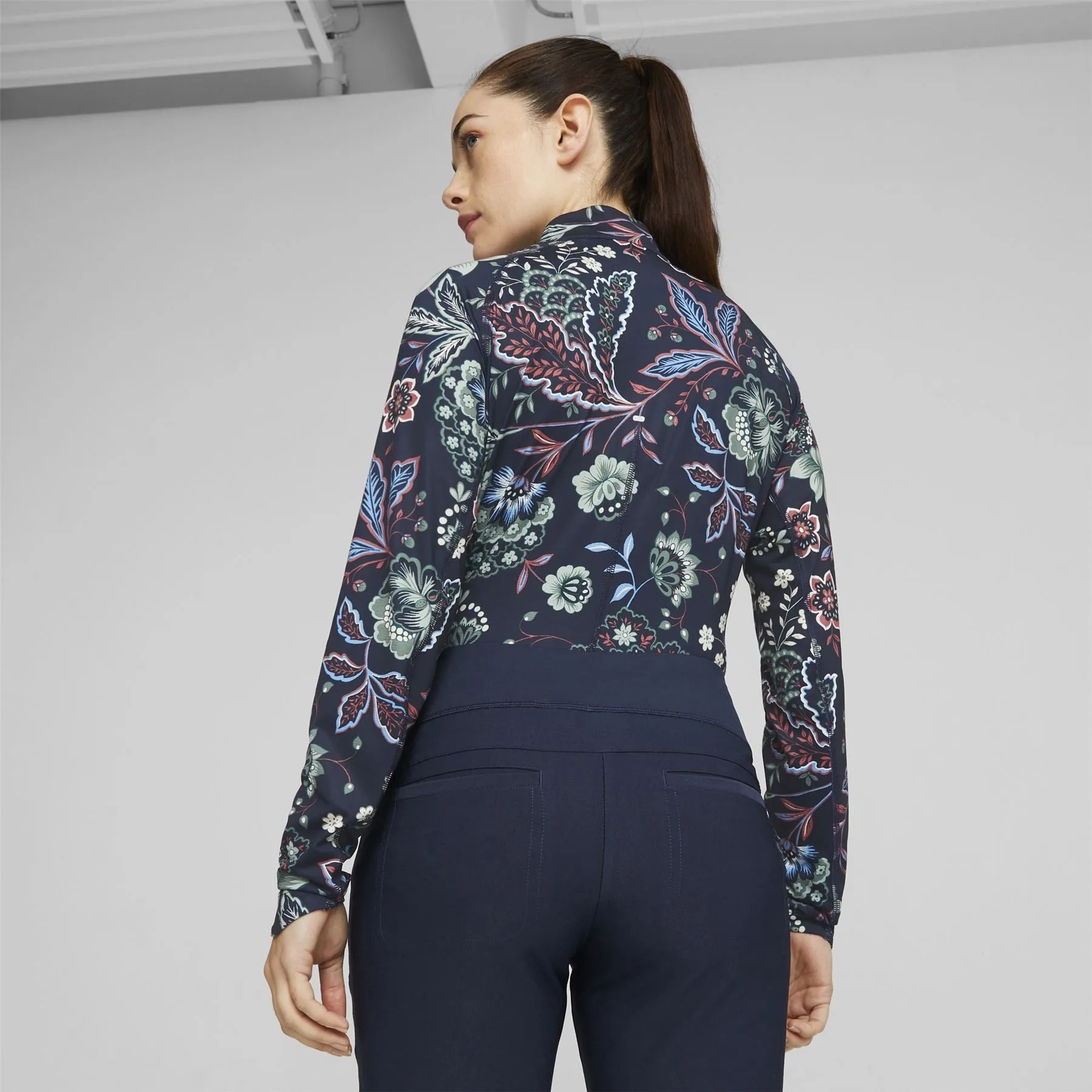 Womens Youv Liberty Quarter Zip Navy Blazer - AW23