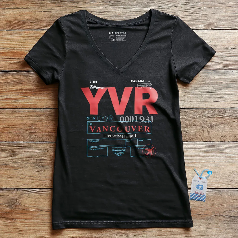 YVR - Women's V-Neck T-Shirt